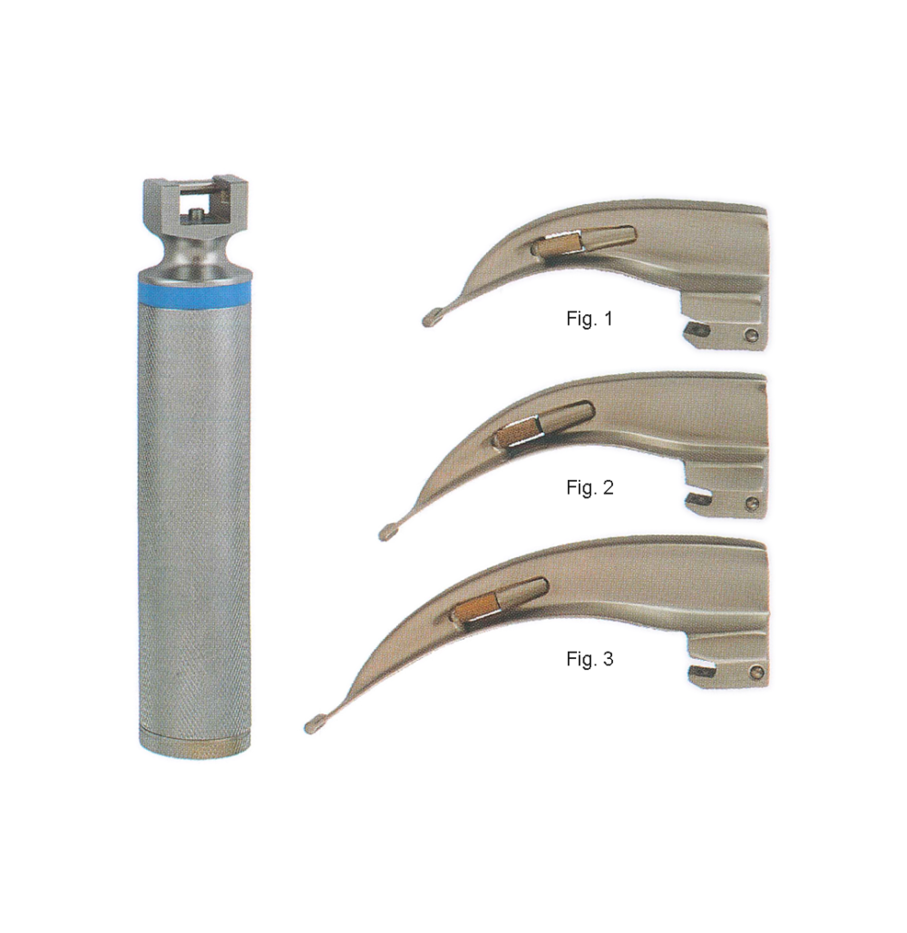 Mc-Intosh Laryngoscope Set – Standard, 1, 2, 3 Blades (MB1-039)