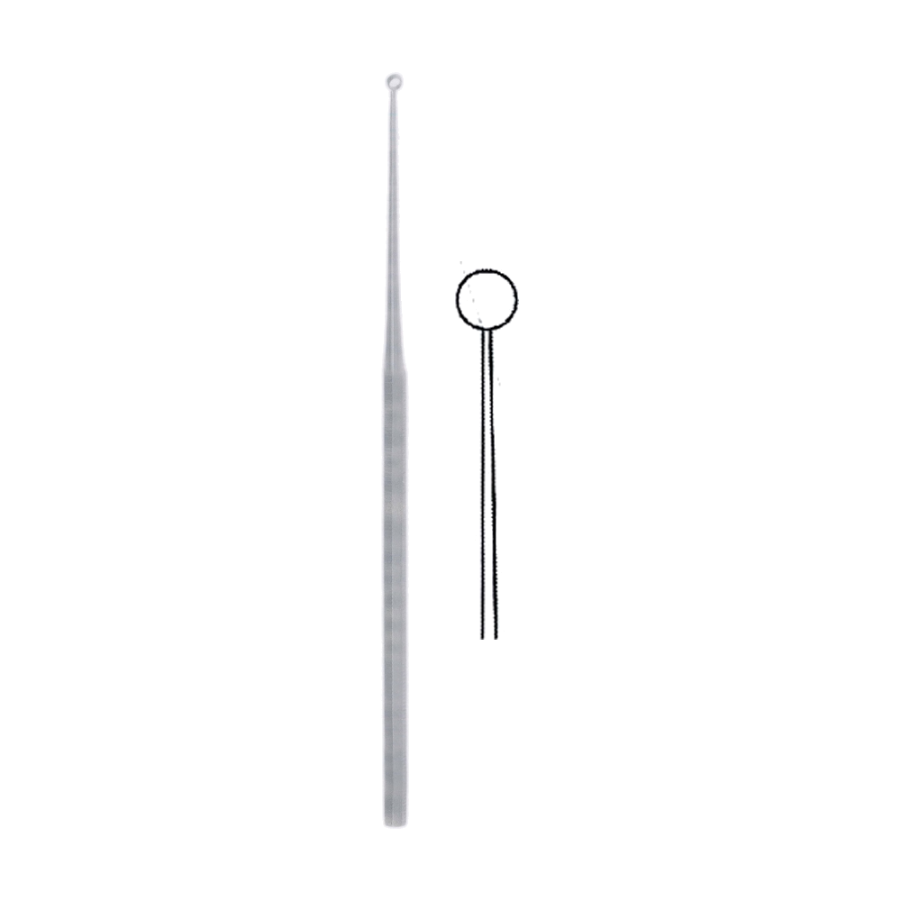 Buck Ear Curette 16.5 cm, 6 1/2", Blunt (MB10-055)