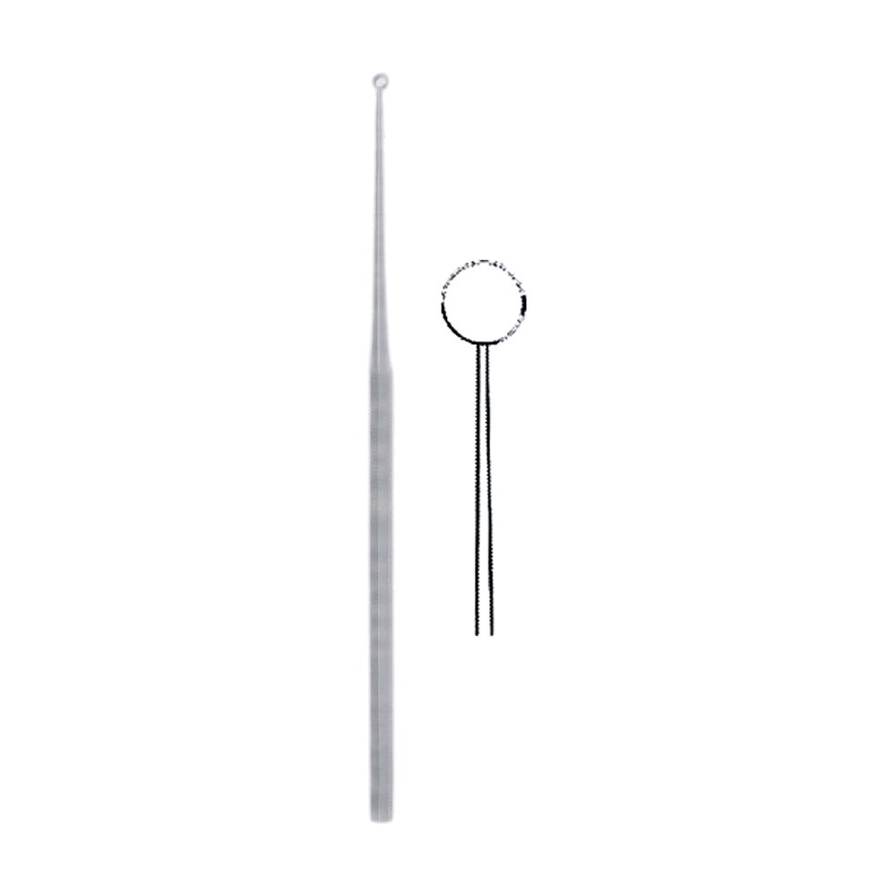Buck Ear Curette 16.5 cm, 6 1/2", Sharp (MB10-066)