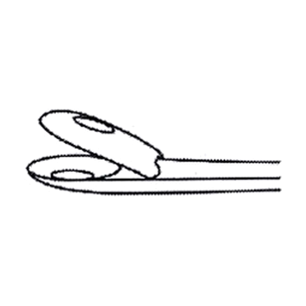 Struempel Ear Forceps 0°, X = 8.5 cm, 3 1/4" (MB10-131)