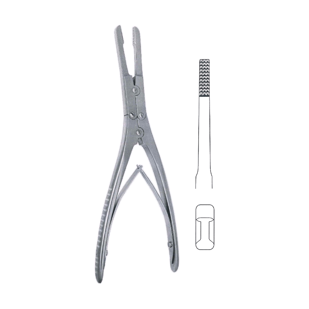 Rubin Septum Forceps 21 cm, 8 1/4", Protection Cap (MB10-270)