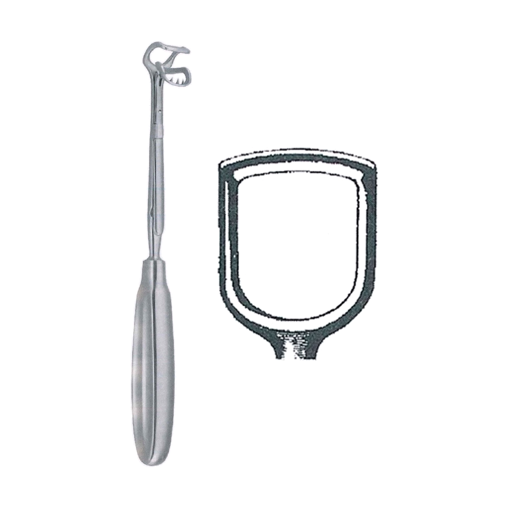 St. Clair-Thomson Adenoid Curette 21 cm, 8 1/4" (MB10-271)