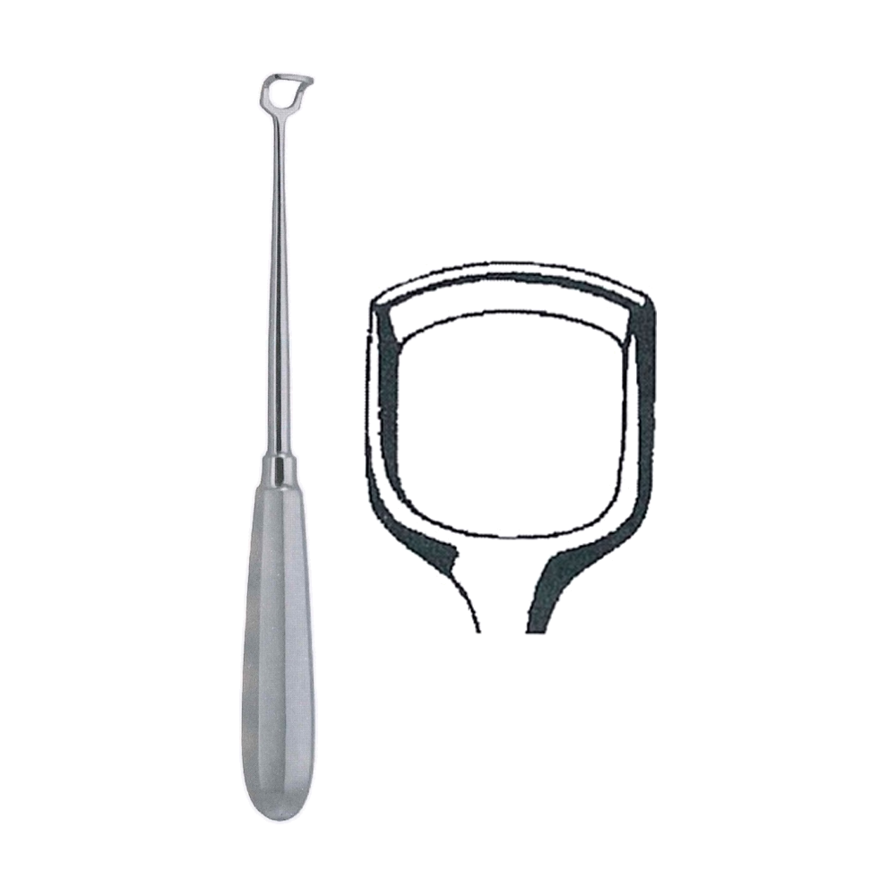 Beckmann Adenoid Curette 22 cm, 8 3/4", Straight (MB10-281)