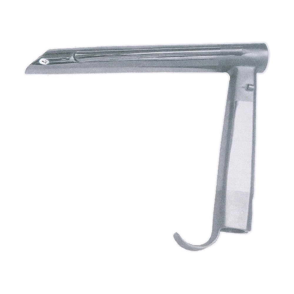 Carlens Mediastinoscope, Short, Overall Length 116 mm, Min. I.D. 10.8 mm, Nominal Proximal Dims 16.0 mm, Max O.D. 18.4 mm (MB10-396)