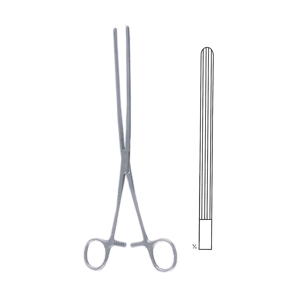 Mayo-Robson Intestinal Forceps Clamps 21 cm, 8 1/4", Straight (MB12-043)