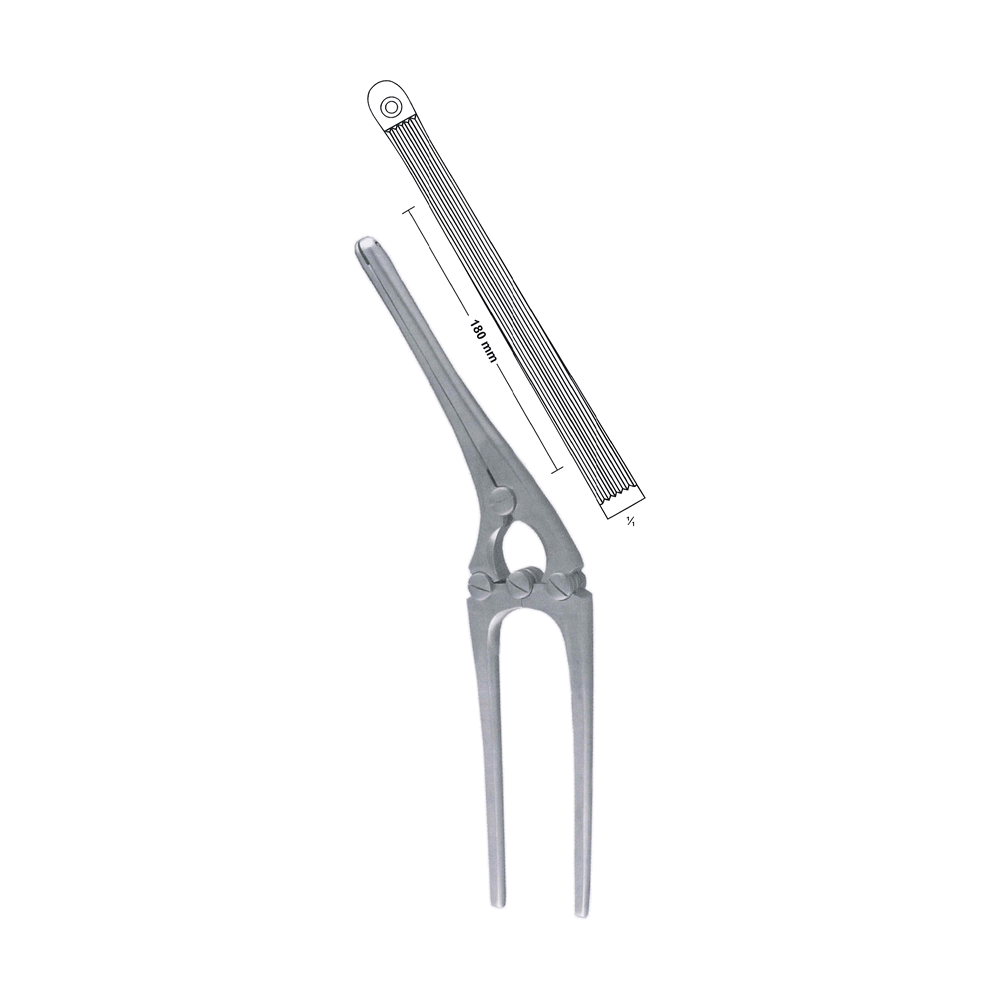 Payr Crushing Intestinal Clamp 29 cm, 11 1/2", Without Pin (MB12-071)