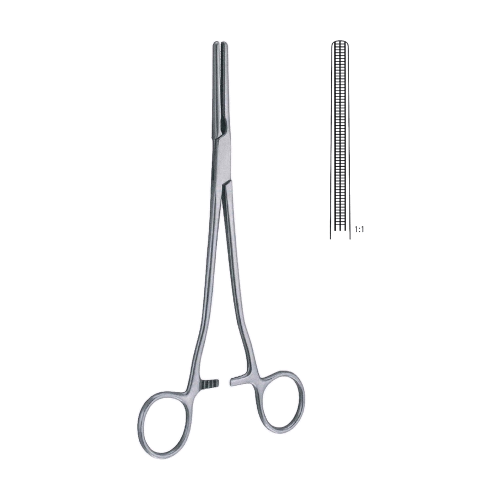 Rogers Parametrium Hysterectomy Forceps – Fig. 1, 25.0 cm, 9 3/4″ (MB13-265)
