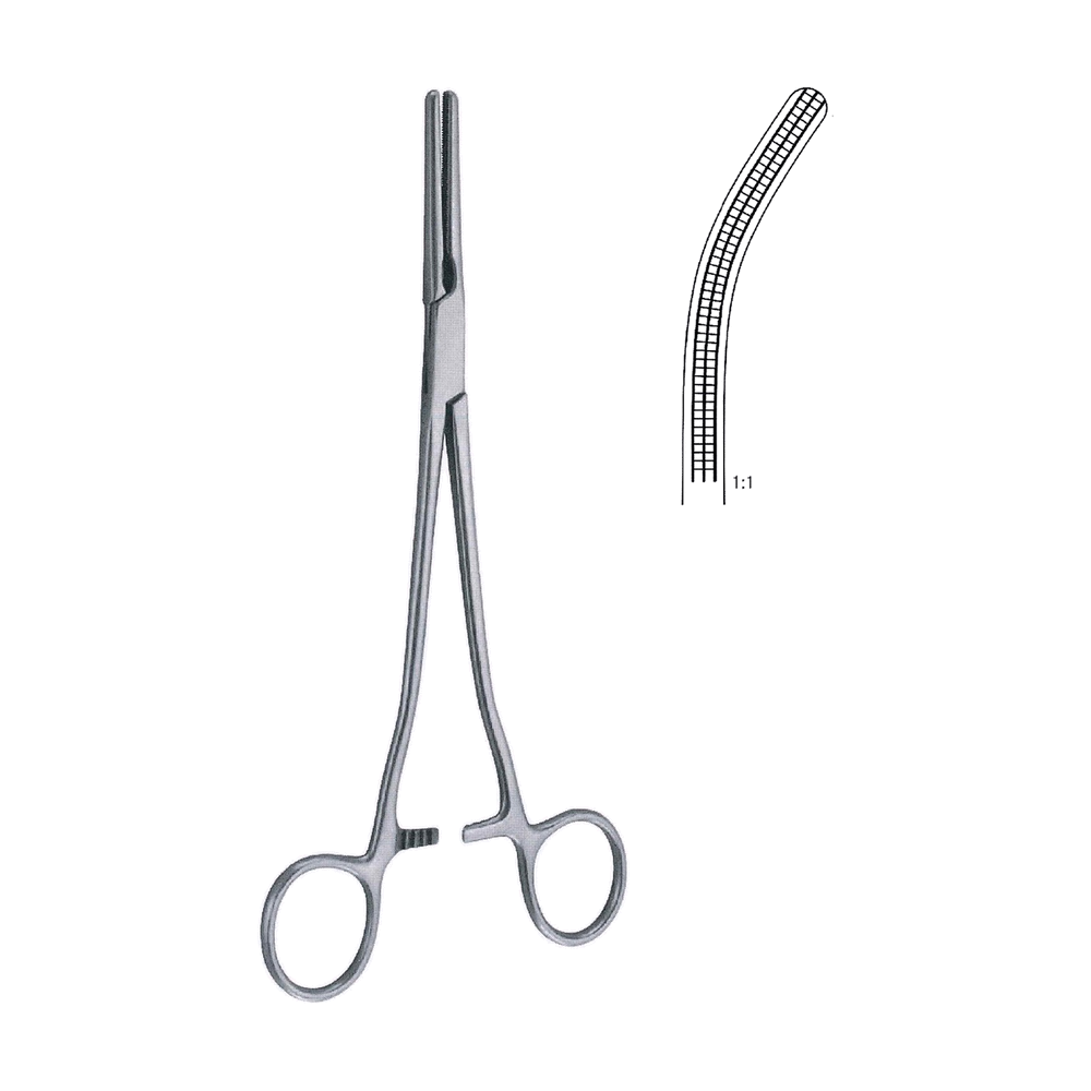 Rogers Parametrium Hysterectomy Forceps – Fig. 2, 25.0 cm, 9 3/4″ (MB13-266)