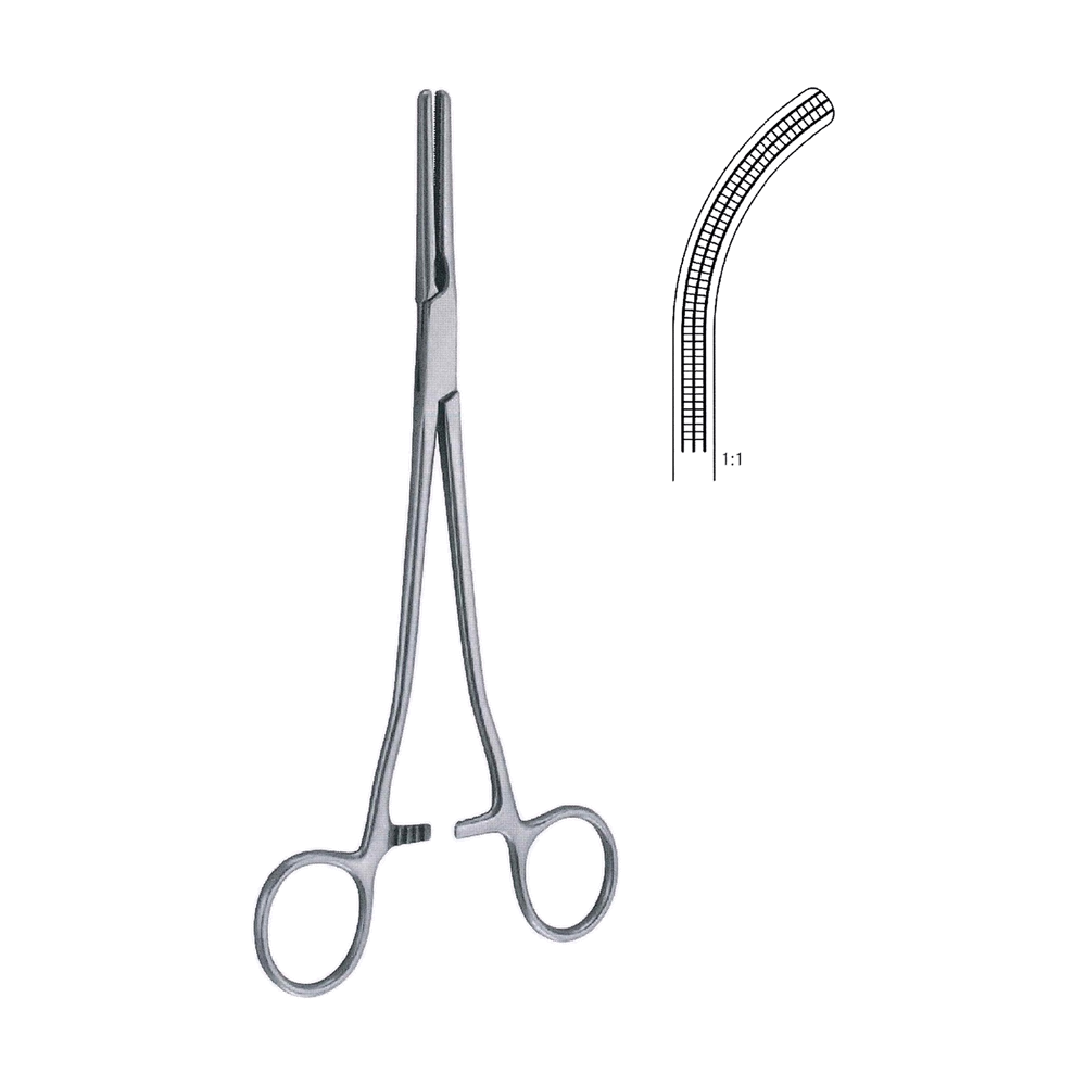 Rogers Parametrium Hysterectomy Forceps – Fig. 3, 24.5 cm, 9 1/2″ (MB13-267)