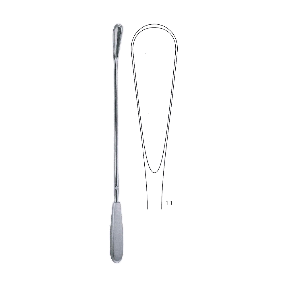 Wallich Ovum Curette 42.0 cm, 16 1/2″ (MB13-549)