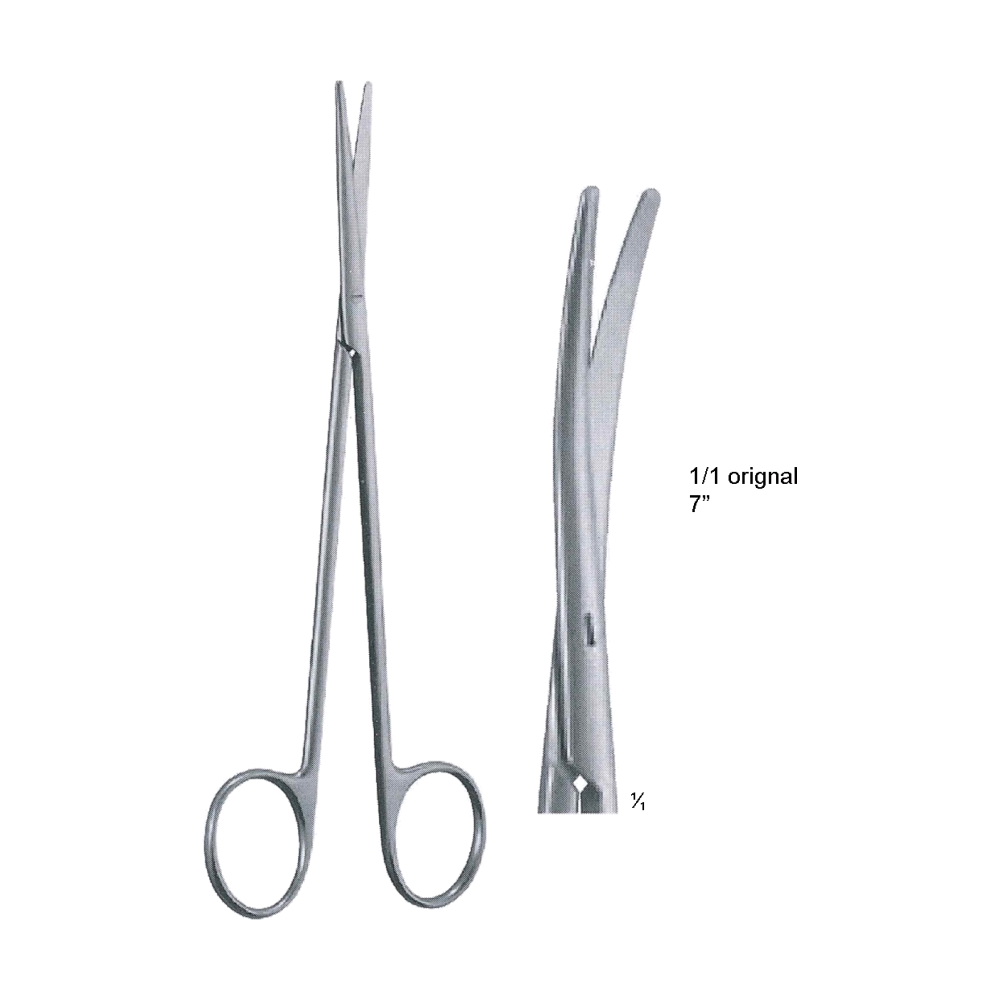 Metzenbaum-Fino Scissors 18 cm, 7", B/B Cvd. (MB4-140)