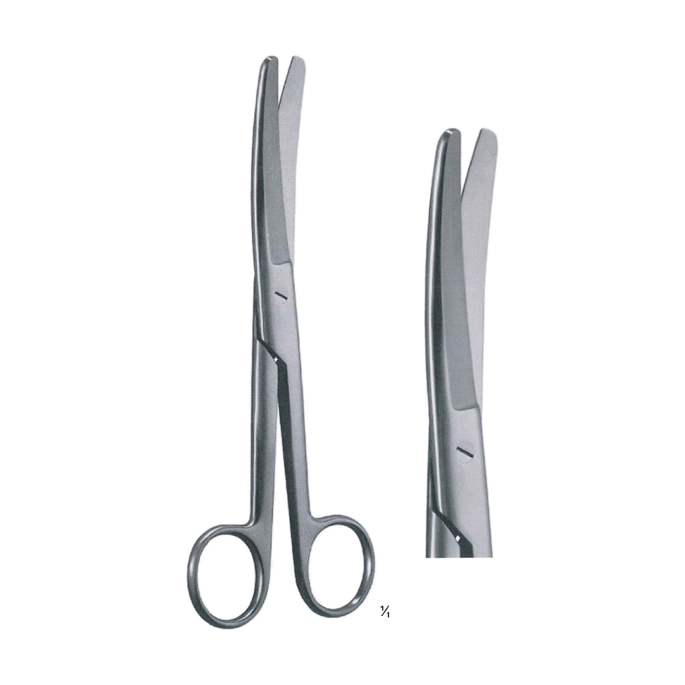 Doyen Operating, Dissecting Scissors 17.5 cm, 7", B/B Cvd. (MB4-154)