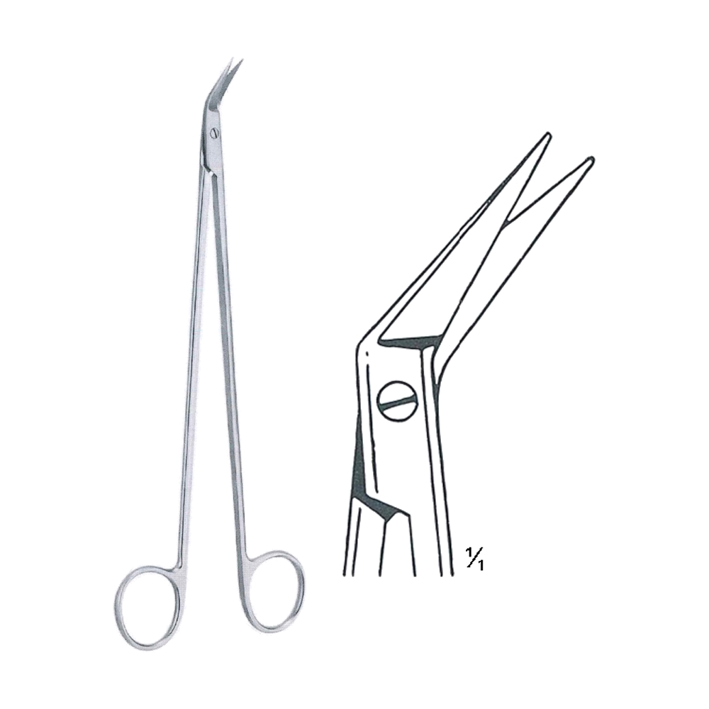 Potts-Smith Vascular Scissors 19 cm, 7 1/2", 45° (MB4-181)