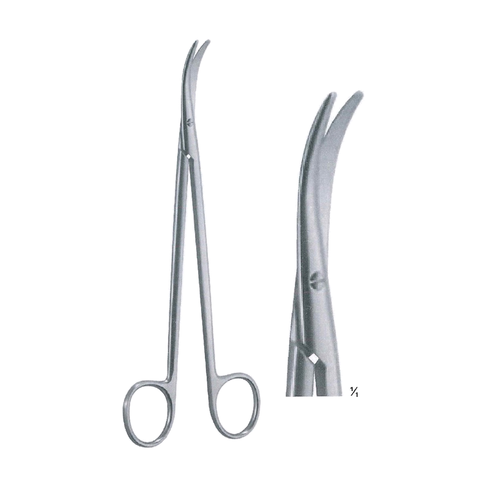 Halle Scissors 19 cm, 7 1/2", B/B Cvd. (MB4-244)