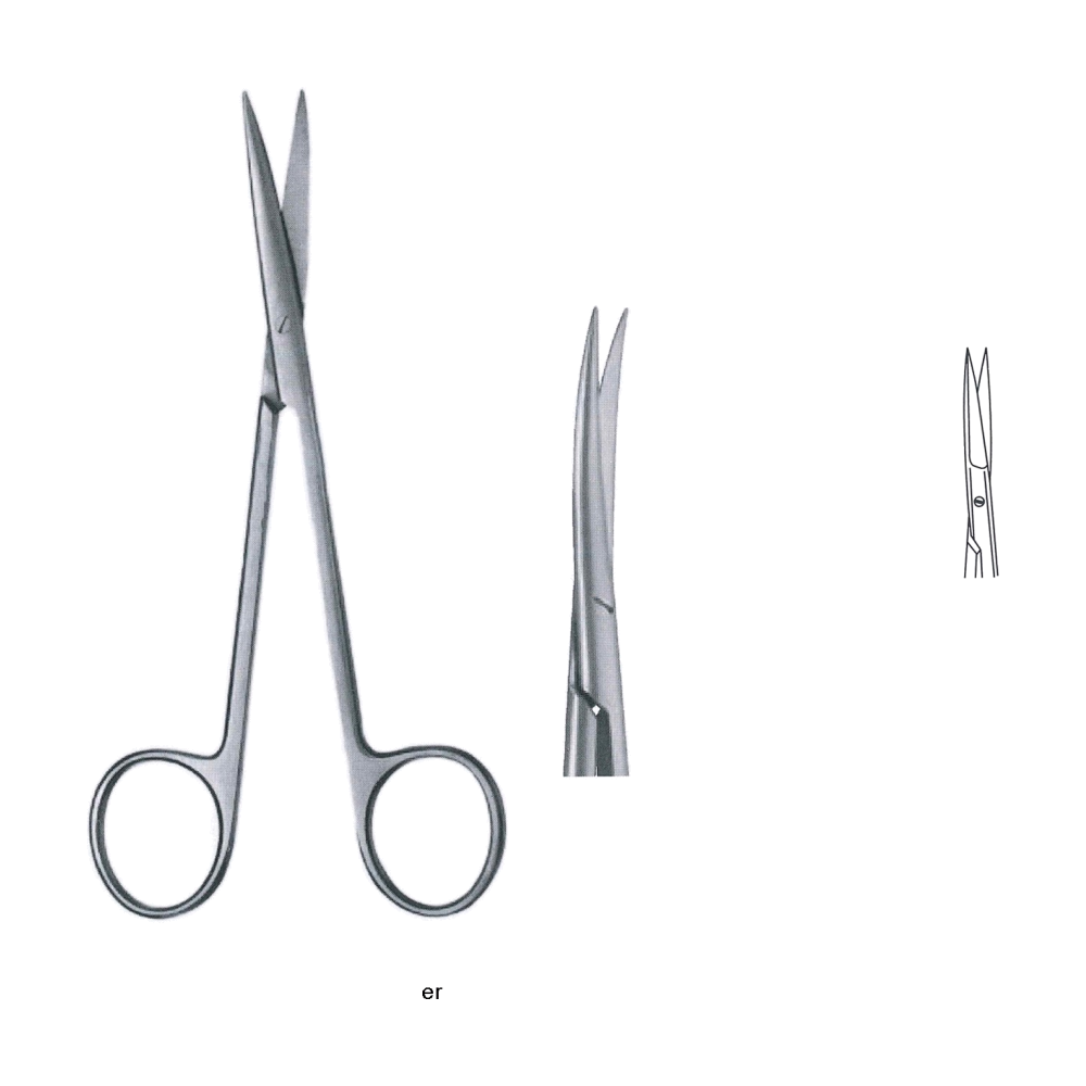 Sullivan Scissors 14.5 cm, 5 3/4", Pointed Tip S/S Cvd. (MB4-246)