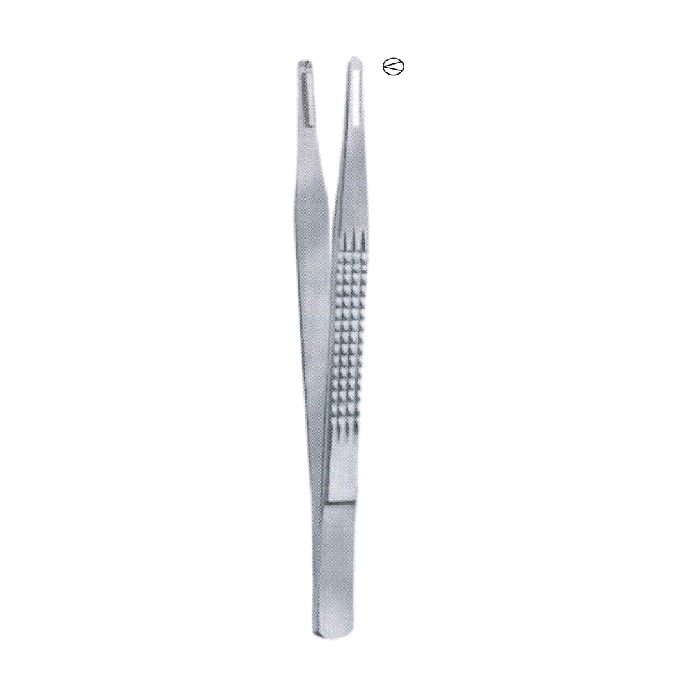 Charnley Tissue Forceps 1x2 Teeth 14.5 cm, 5 3/4" (MB5-126)