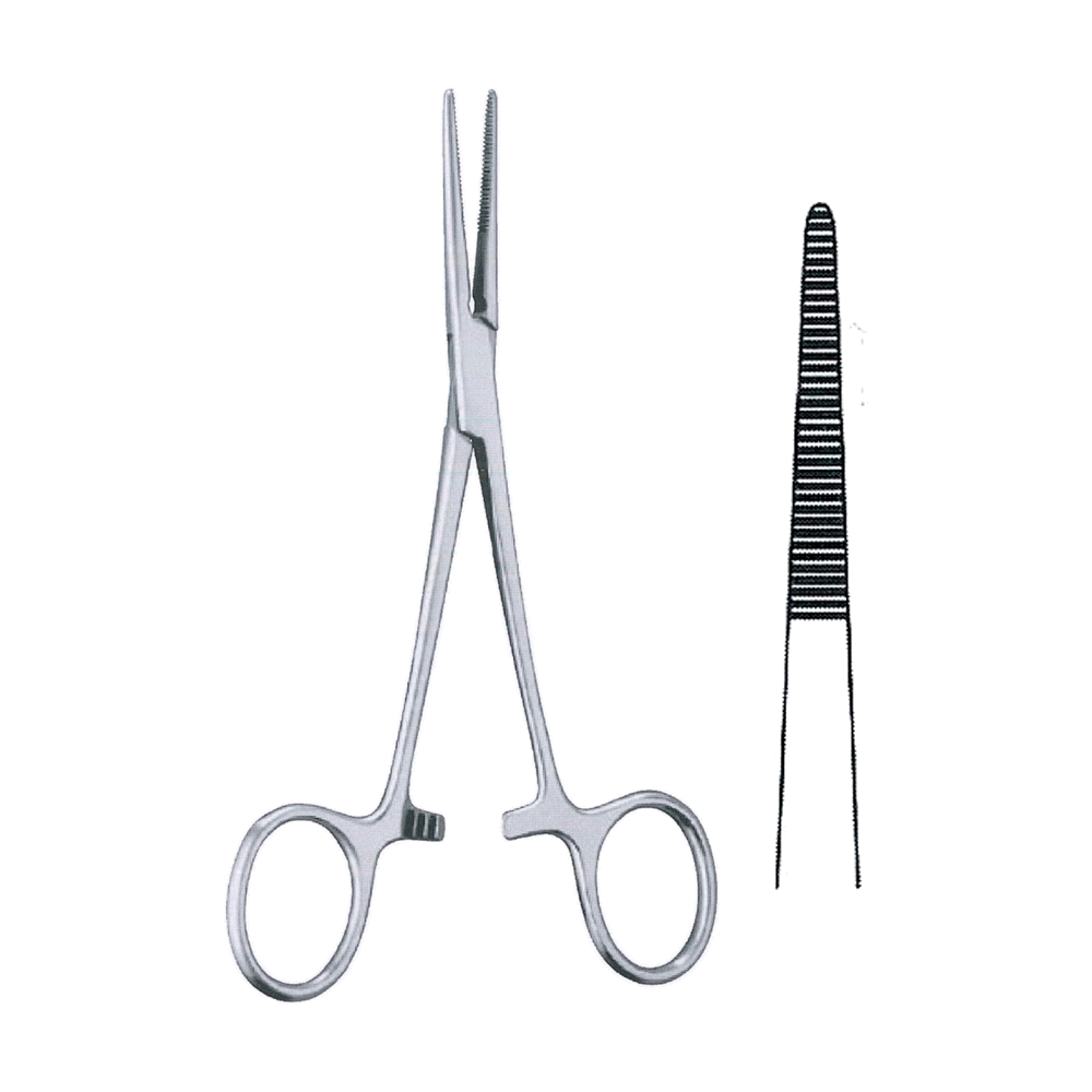 Kelly Haemostatic Fine Point Forceps 14 cm, 5 1/2", Fine Point Straight (MB6-015)