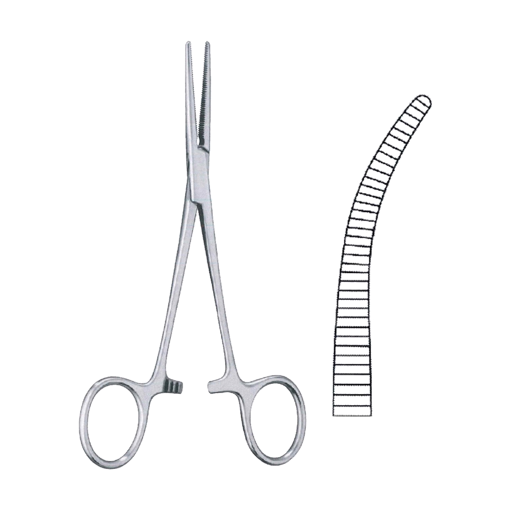 Crile Haemostatic Forceps 14 cm, 5 1/2", Curved (MB6-023)