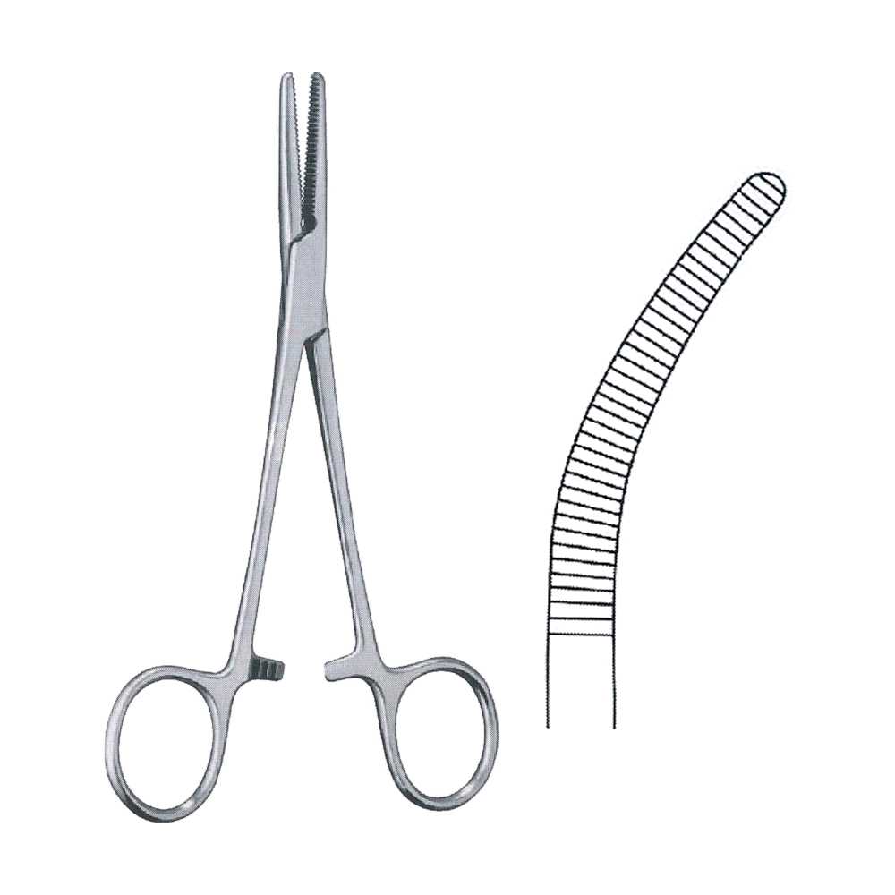 Coller Haemostatic Forceps 13 cm, 5", Curved (MB6-067)