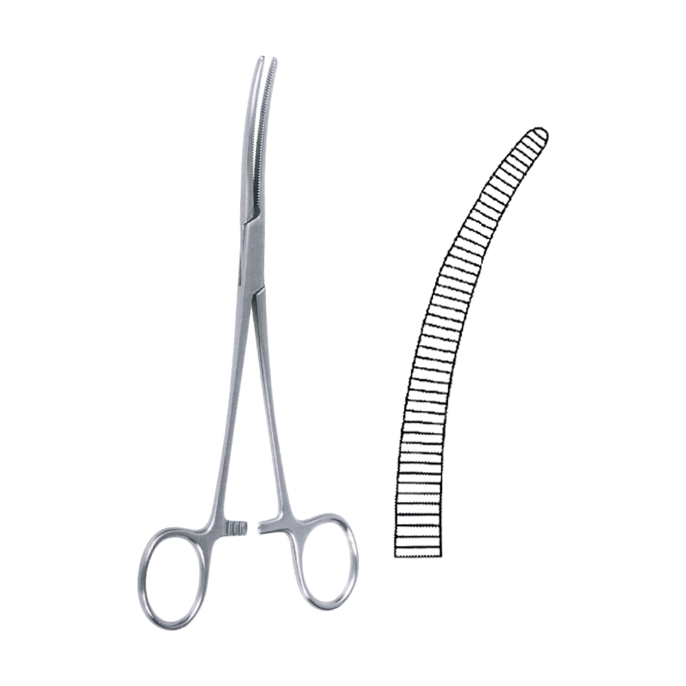 Rochester-Pean Haemostatic Forceps 14 cm, 5 1/2", Curved (MB6-091)