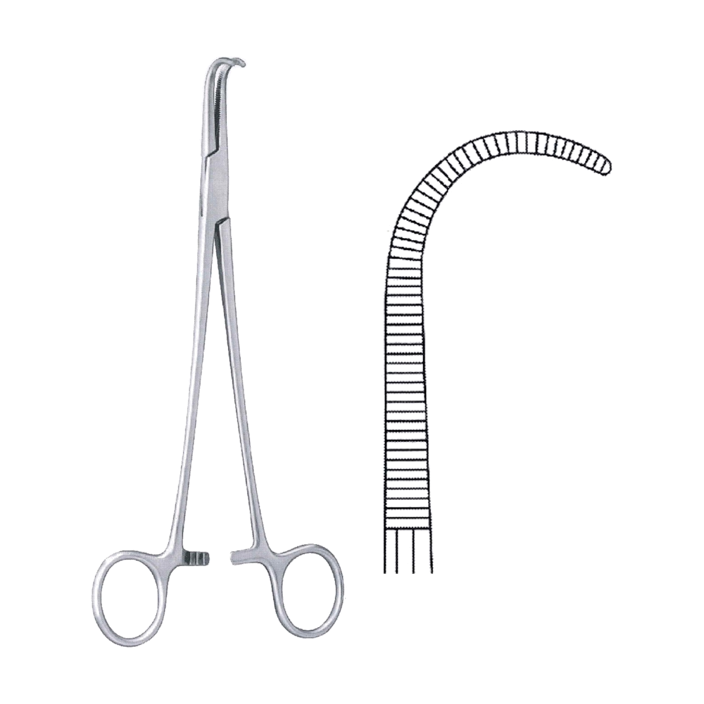 Negus Haemostatic Forceps 19.5 cm, 7 3/4" (MB6-128)