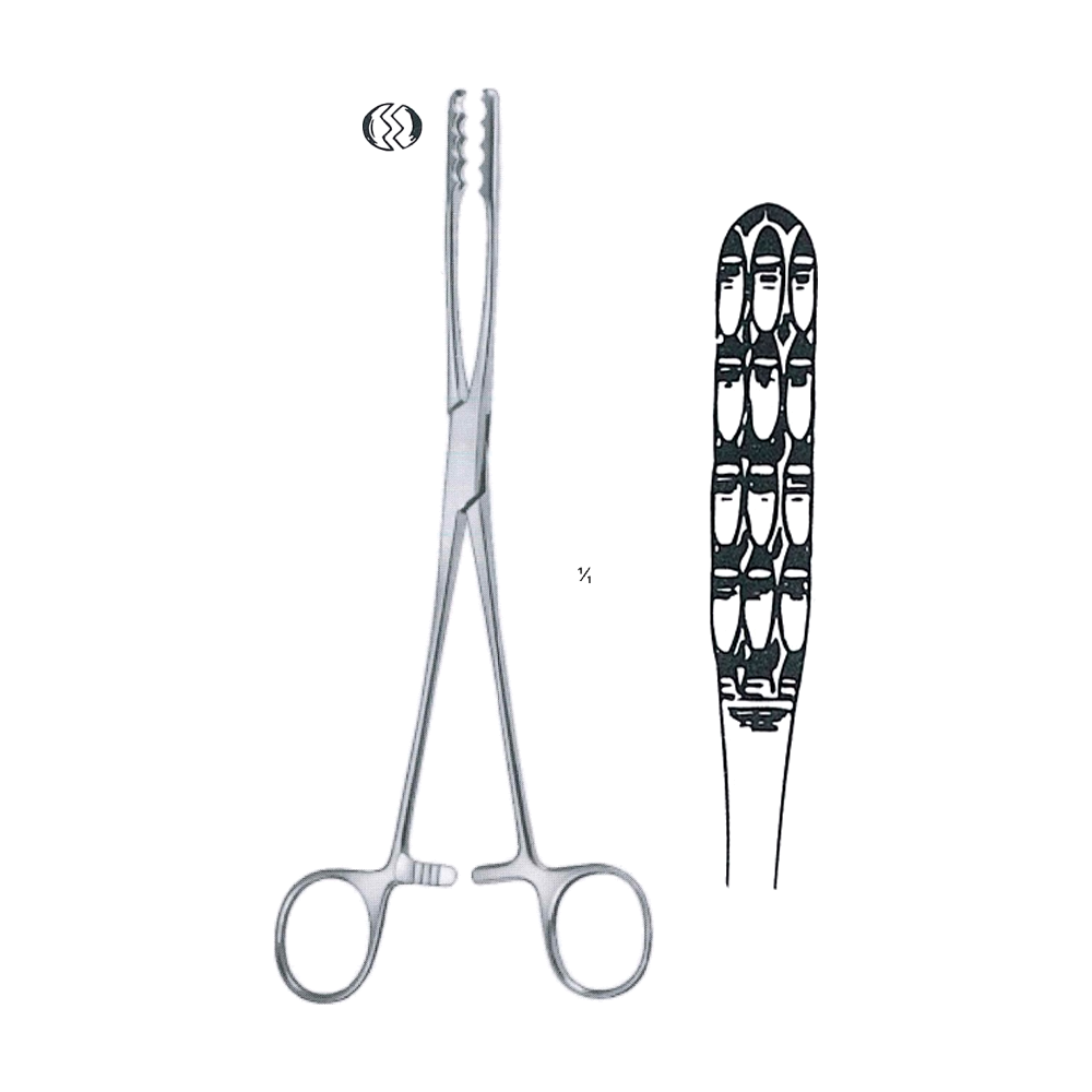 Ulrich Sponge Forceps 22 cm, 8 3/4", Straight (MB6-291)