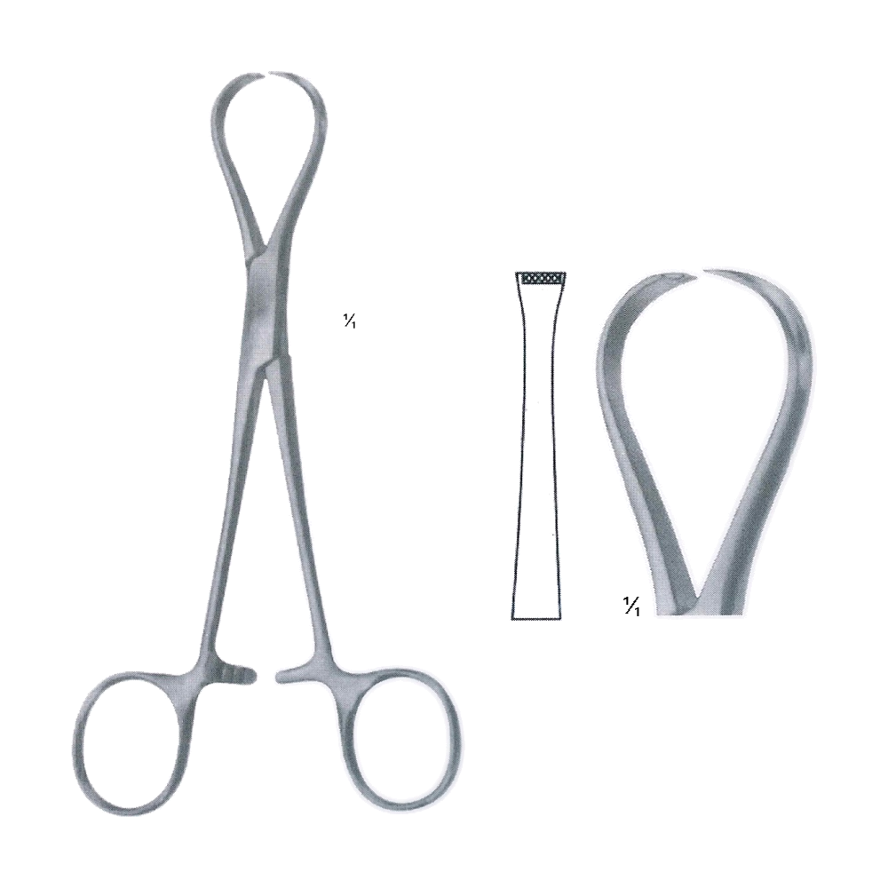 Tendon Seizing Forceps 15.5 cm, 6" (MB6-308)