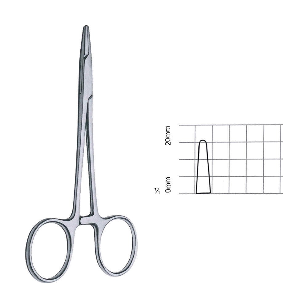 Webster Needle Holders 12 cm, 4 3/4", Smooth (MB7-029)