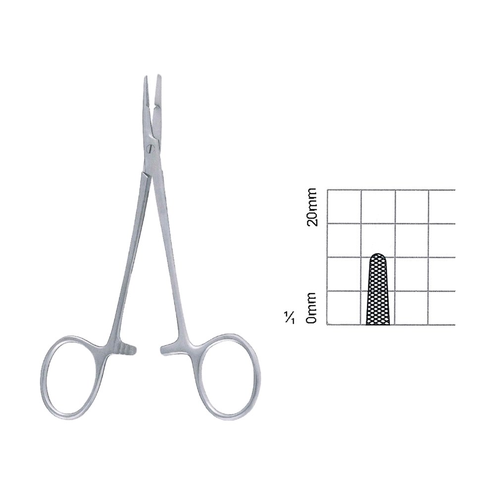 Olsen-Hegar Needle Holders 11.4 cm, 4 1/2", Serrated (MB7-072)