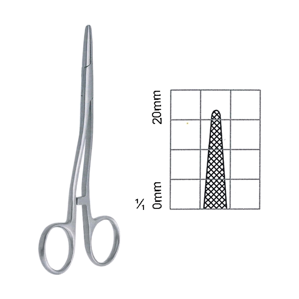 Kilner Needle Holders 13 cm, 5 1/2", Serrated (MB7-082)
