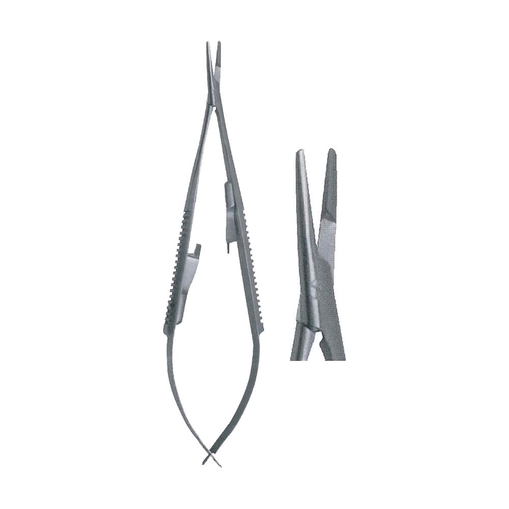 Castroviejo Olsen-Hegar Needle Holders / Scissors 14.5 cm, 5 3/4" (MB7-118)