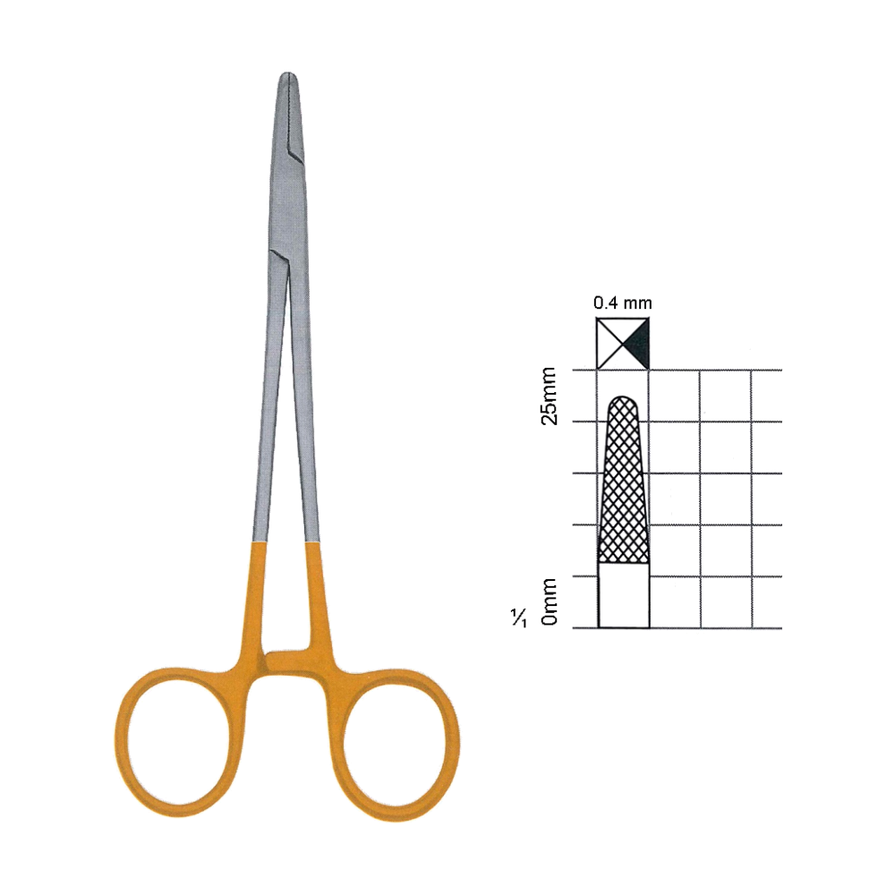 Mayo-Hegar Needle Holders T.C. 17.8 cm, 7", Left Handed (MB7-196)