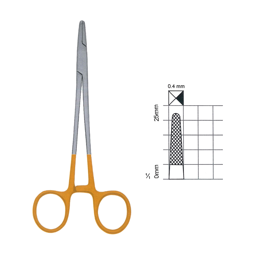 Mayo-Hegar Needle Holders T.C. 23 cm, 9", Left Handed (MB7-200)