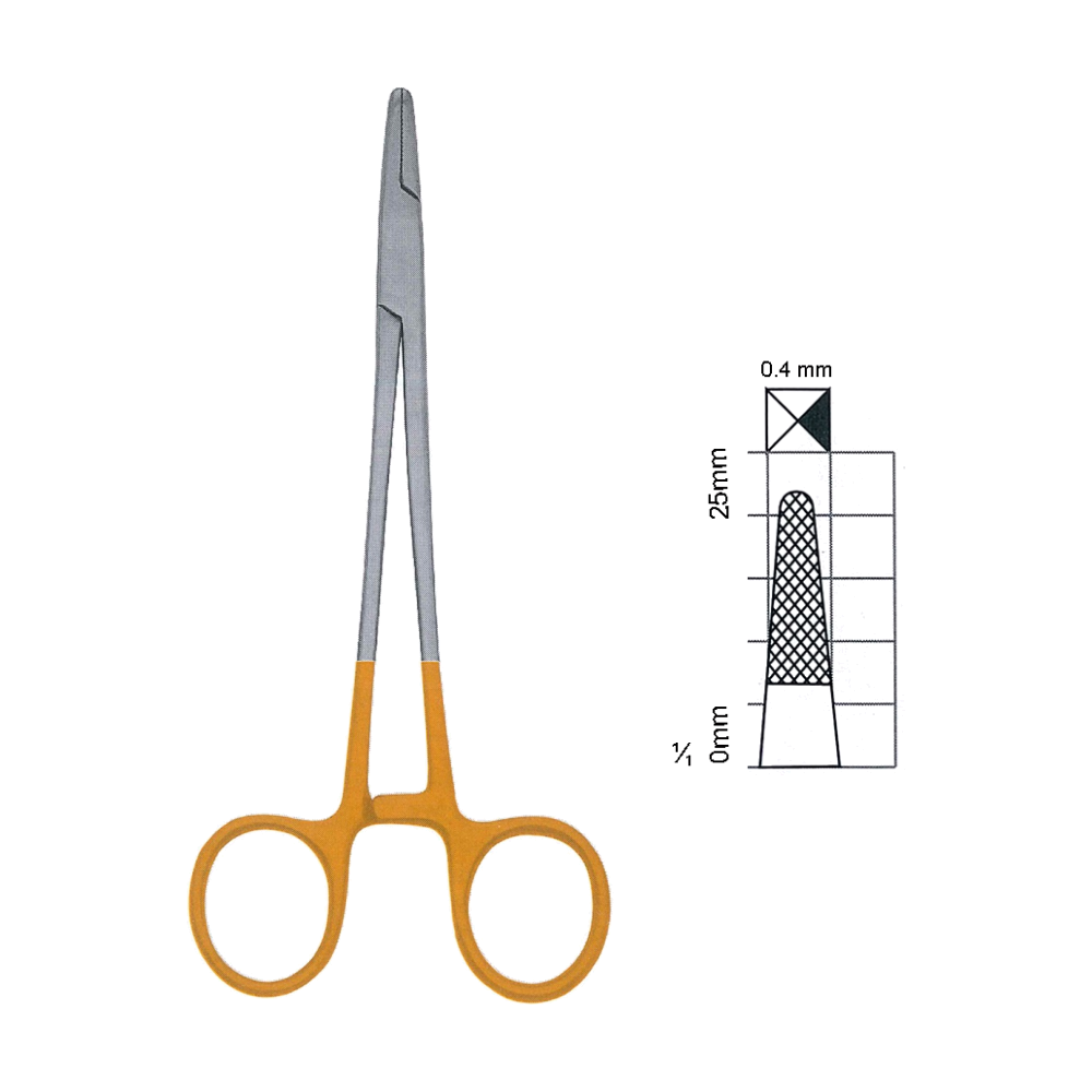 Mayo-Hegar Needle Holders T.C. 25 cm, 10", Left Handed (MB7-202)