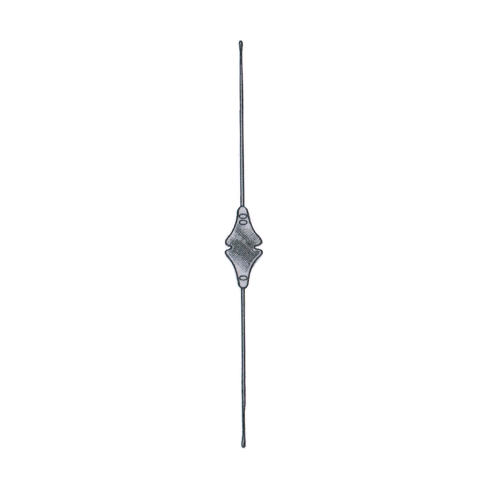 William Lacrimal Probe 00-0, Double Ended, Sterling Silver (MB7-429)