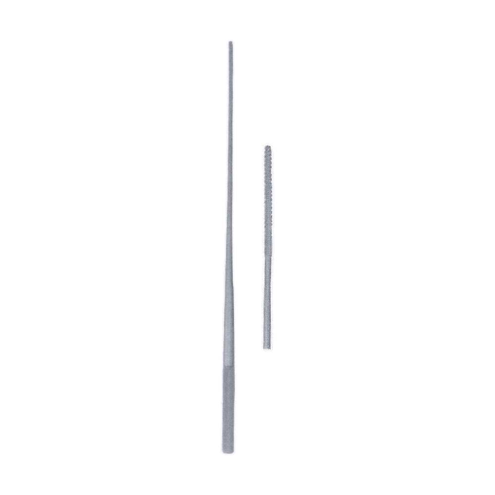 Lathbury-Farrel 11.0 cm, 4 1/4", Triangular Serrated End (MB7-473)