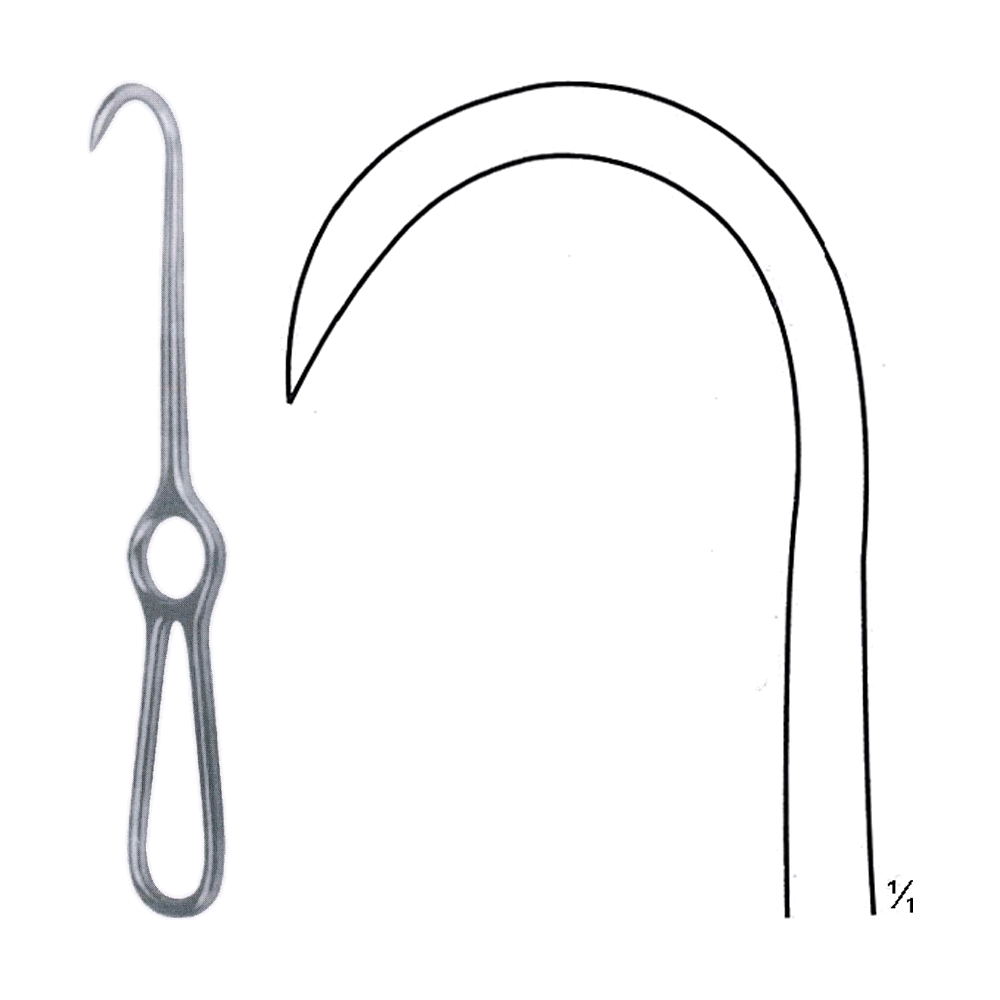 Hooklet Retractor 20 cm, 8", Sharp (MB8-088)