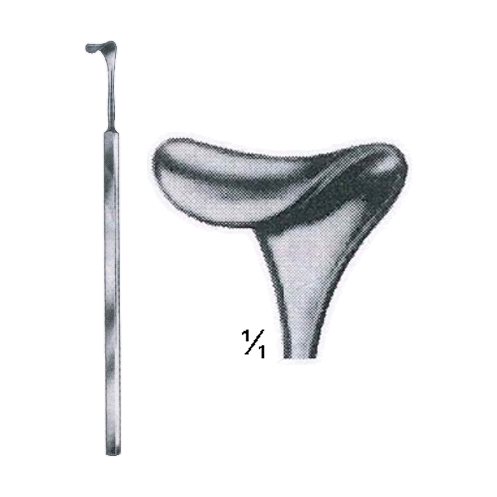 Cushing Hooklet Retractor 20 cm, 8", 16 mm (MB8-136)