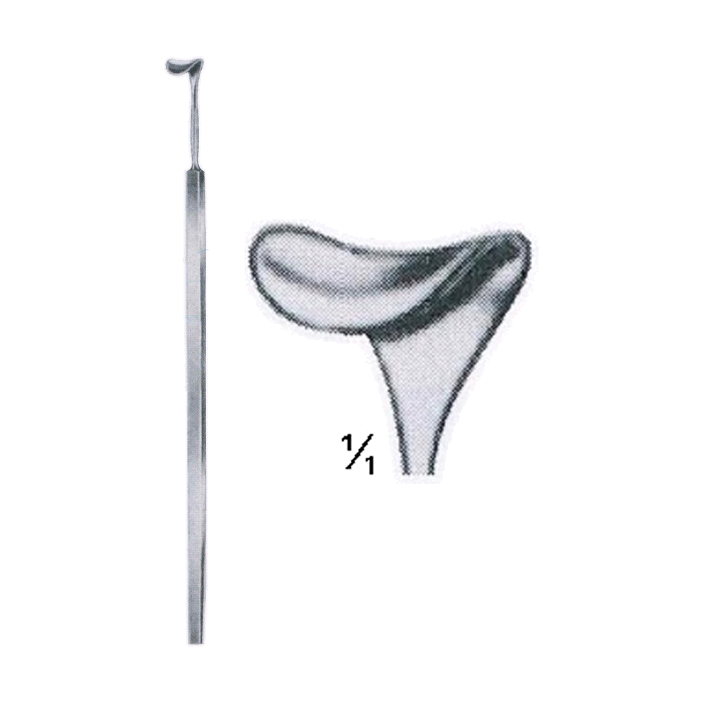Cushing Hooklet Retractor 24 cm, 9 1/2", 10 mm (MB8-139)
