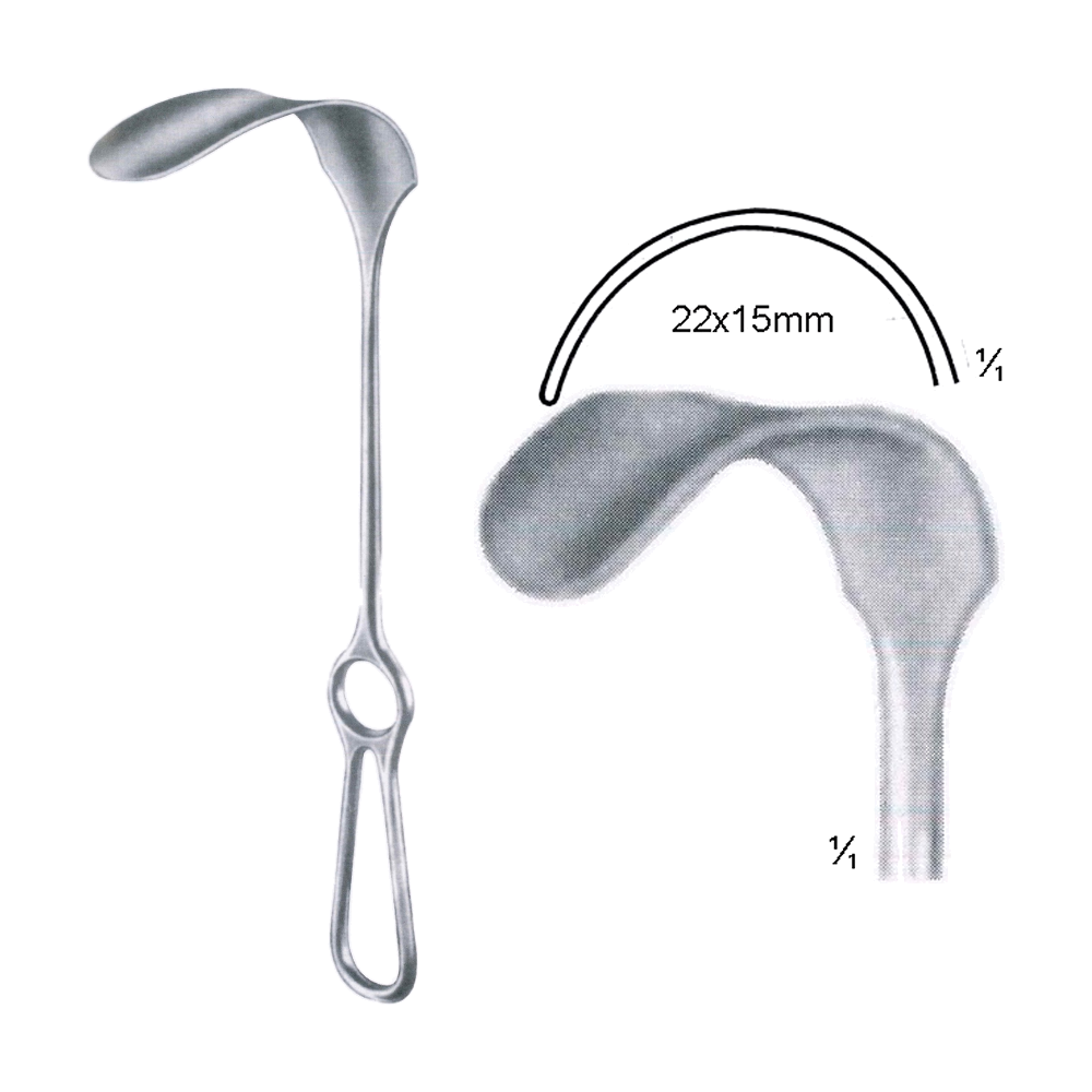 Kocher Retractor 28 cm, 11", 22 x 15 mm (MB8-154)