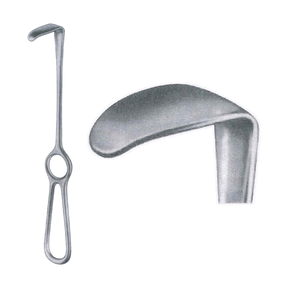 Langenbeck Retractor 22 cm, 8 1/2", 35 x 11 mm (MB8-229)