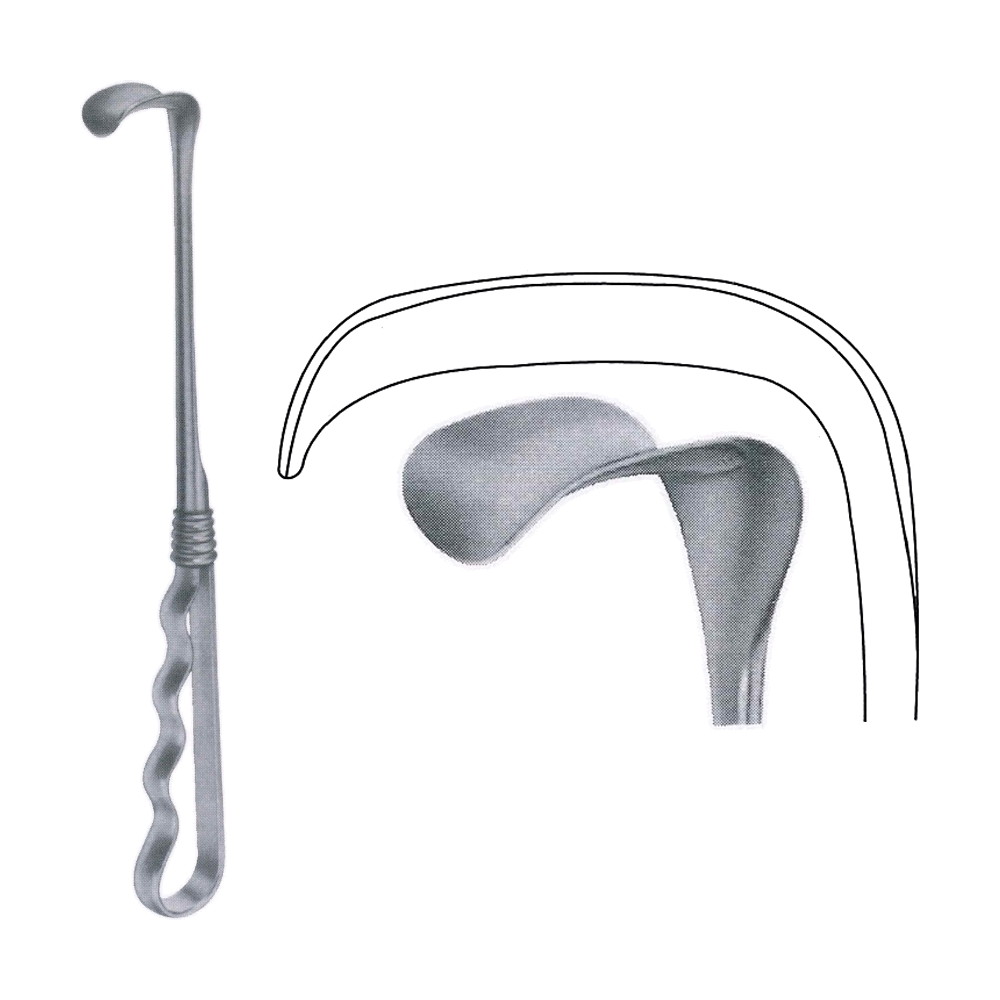 Richardson Retractor 24 cm, 9 1/2", 37 x 37 mm (MB8-421)