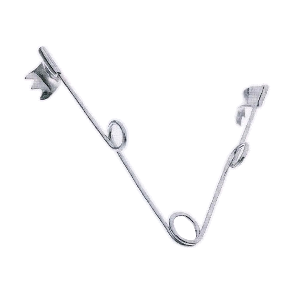 Wire Retaining Retractor 8.5 cm, 3 1/2", 3 x 3 Prong (MB8-452)