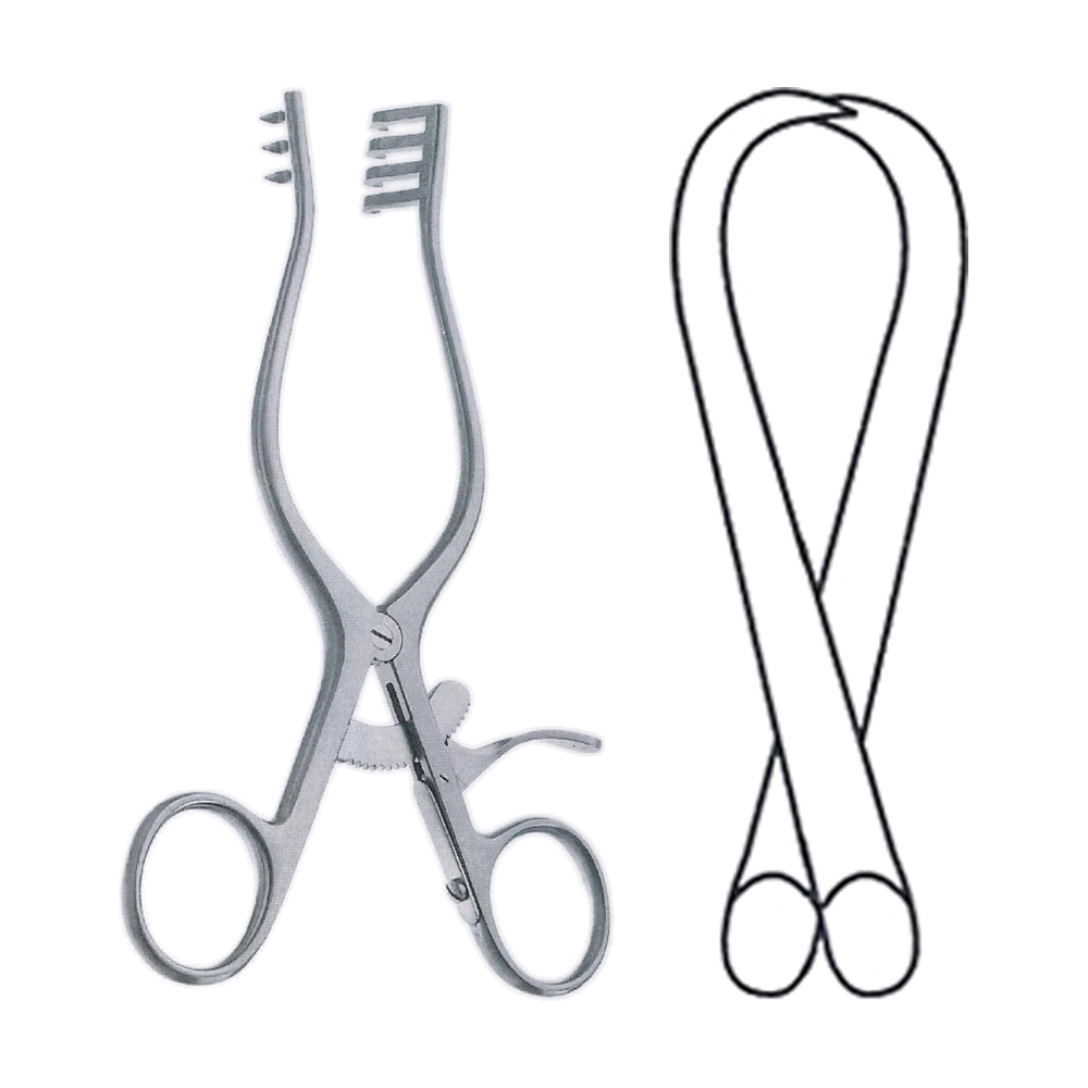 Weitlaner Retractor 13 cm, 5 1/4", Sharp (MB8-491)