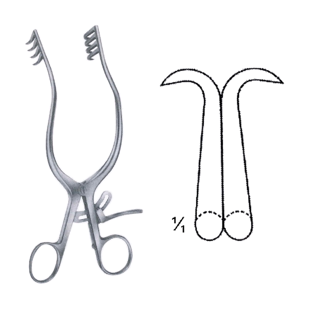 Anderson-Adson Retractor 19 cm, 7 1/2", Sharp (MB8-506)