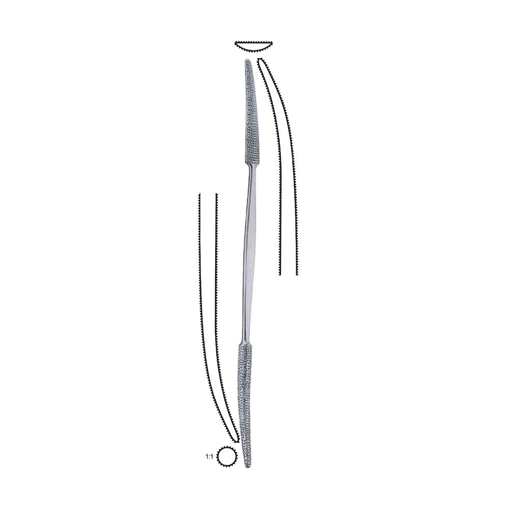 Putti Rasp 30.0 cm, 12", Double Ended (MB9-012)