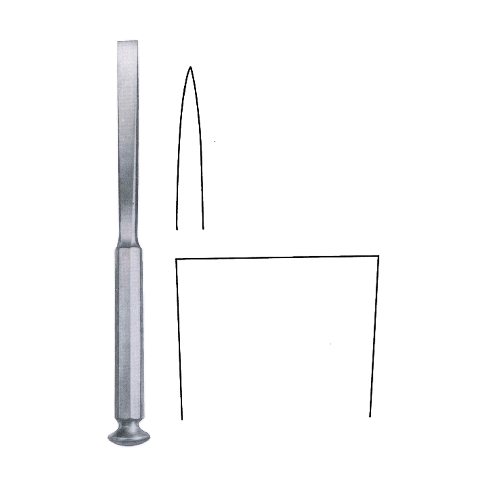 Stille Osteotome 20 cm, 8", 25 mm (MB9-177)