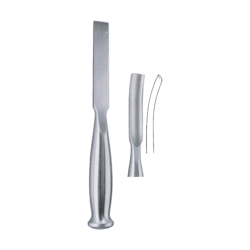 Smith-Petersen Gouge 20 cm, 8", Curved, 9 mm (MB9-346)