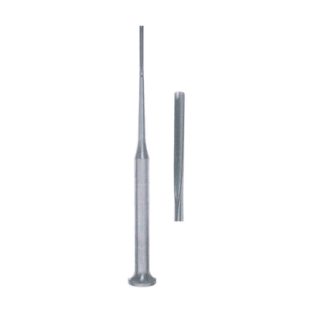 Shoulder Penetrating Gouge 21.6 cm, 8 1/2", Straight, 3 mm Distal Tip (MB9-352)