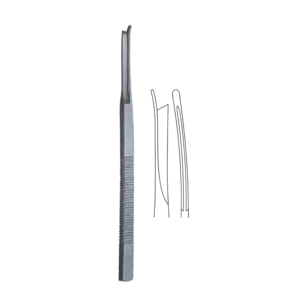 Silver Rhinoplastic Chisel 18 cm, 7", Right (MB9-392)